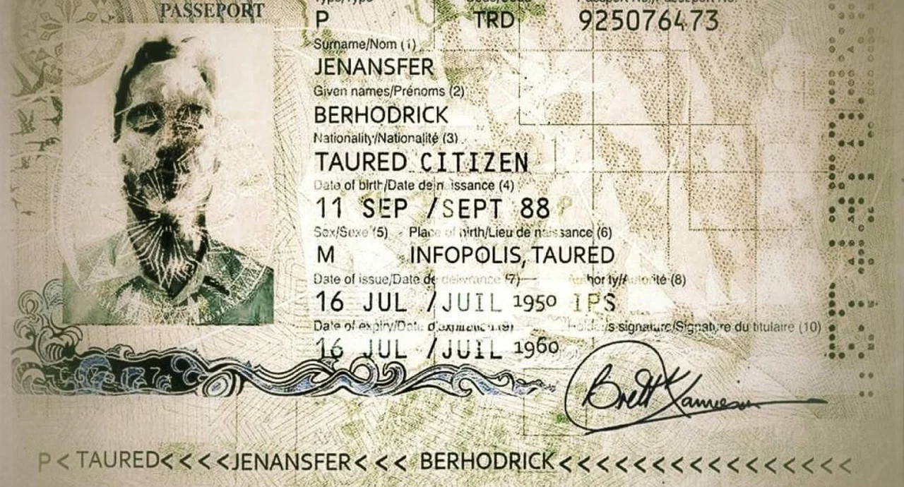 Passaporte do mistério de taured