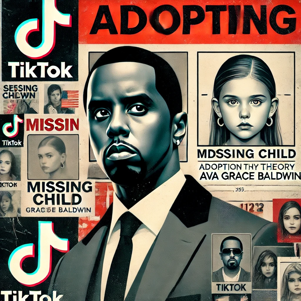 DALL·E-2024-10-26-15.31.09-An-illustration-of-Sean-Diddy-Combs-with-a-mysterious-overlay-hinting-at-the-adoption-theory-involving-Ava-Grace-Baldwin.-The-background-has-a-coll Teoria sobre Ava Grace Baldwin e Diddy: É real?