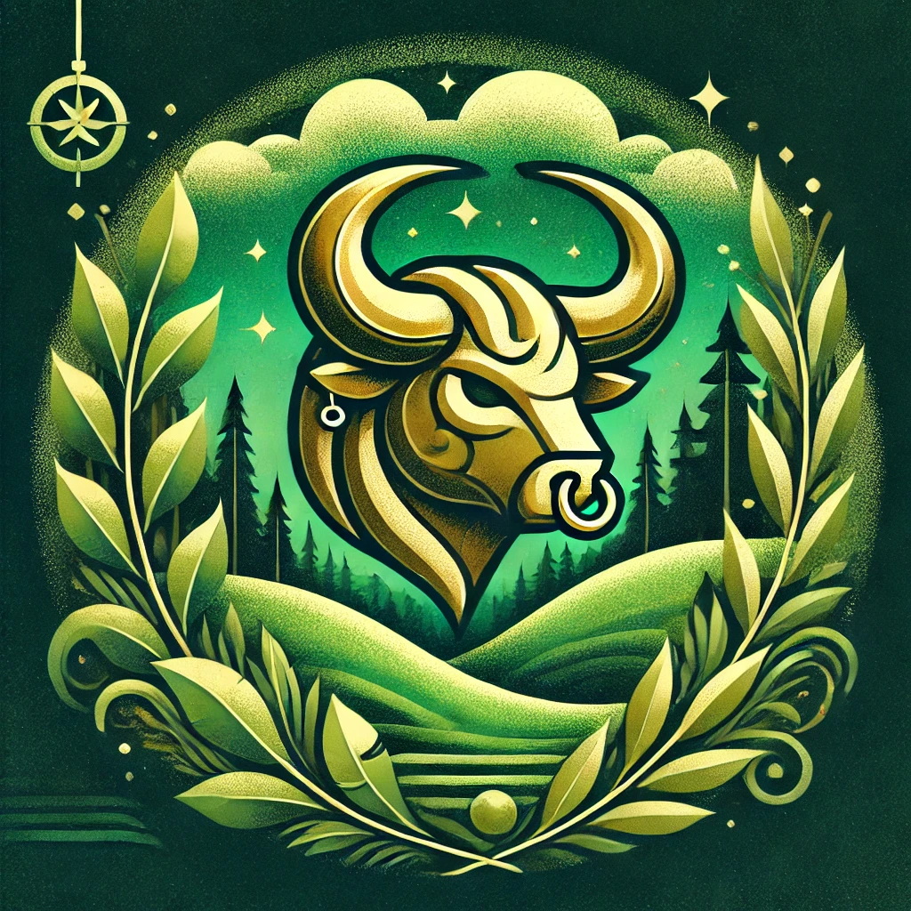 DALL·E-2024-10-27-20.45.09-Imagem-representando-o-signo-de-Touro-com-o-simbolo-de-um-touro-em-destaque.-O-cenario-inclui-tons-de-verde-e-elementos-de-terra-refletindo-a-forca- Horóscopo Semanal: Previsões para Todos os Signos (28/10 a 02/11)
