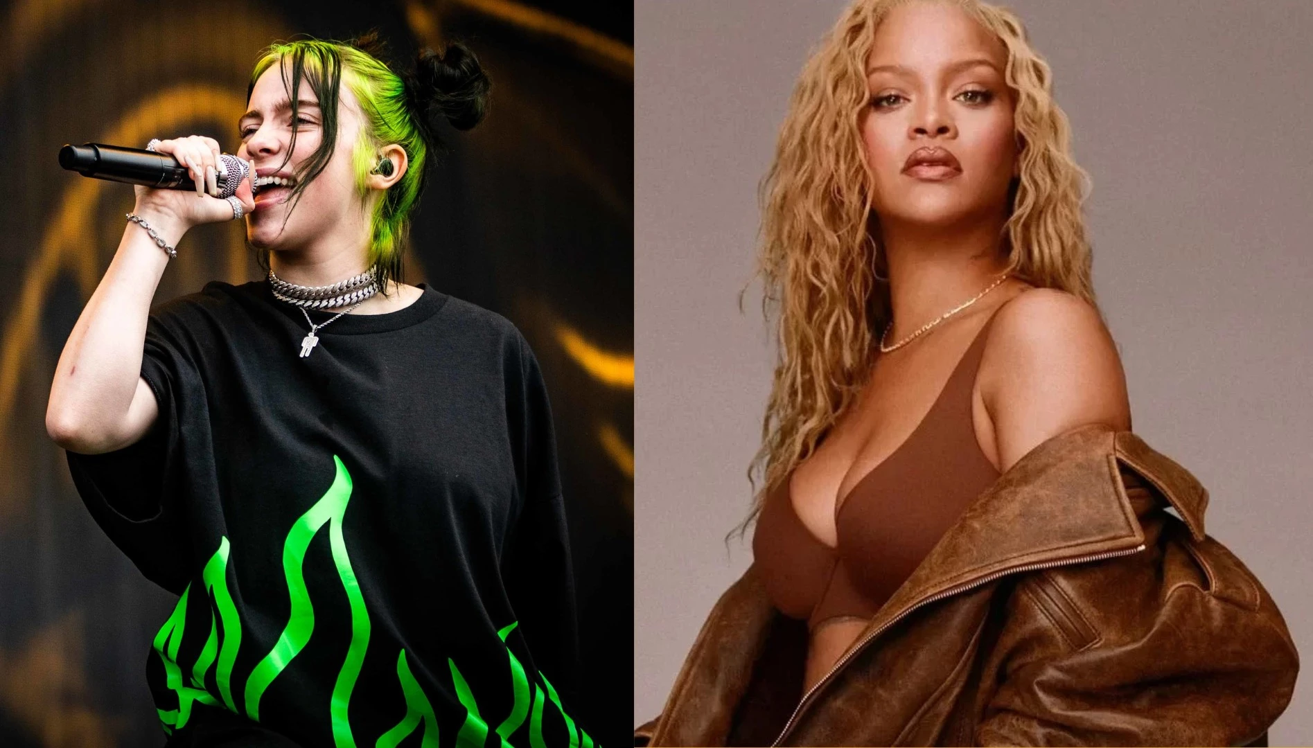 Rihanna Revela Interesse em Colaboração Musical com Billie Eilish e Agita Fãs