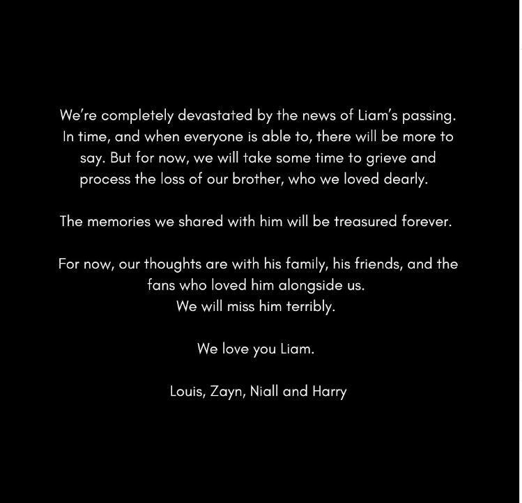 image-1032 A Reação dos Ex-integrantes do One Direction Sobre a Morte de Liam Payne