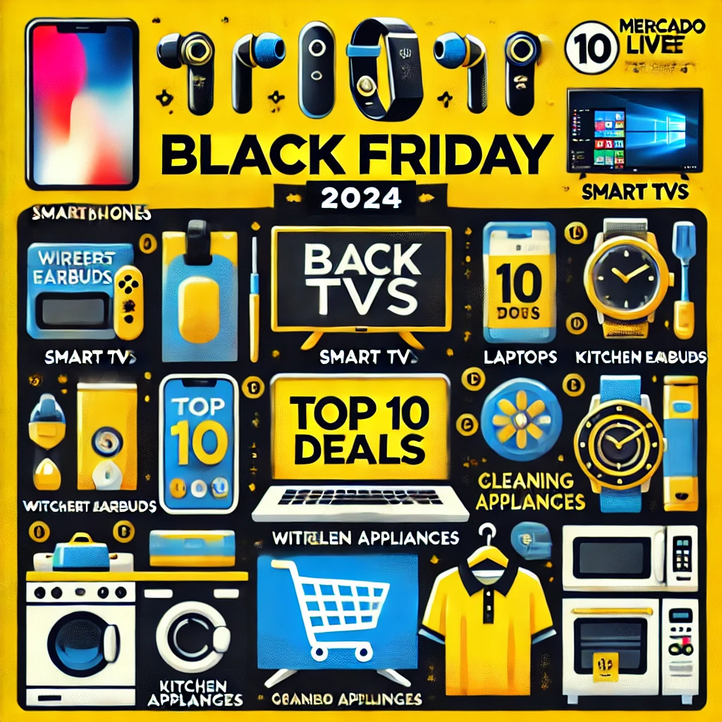 Top 10 Itens para Comprar na Black Friday do Mercado Livre 2024