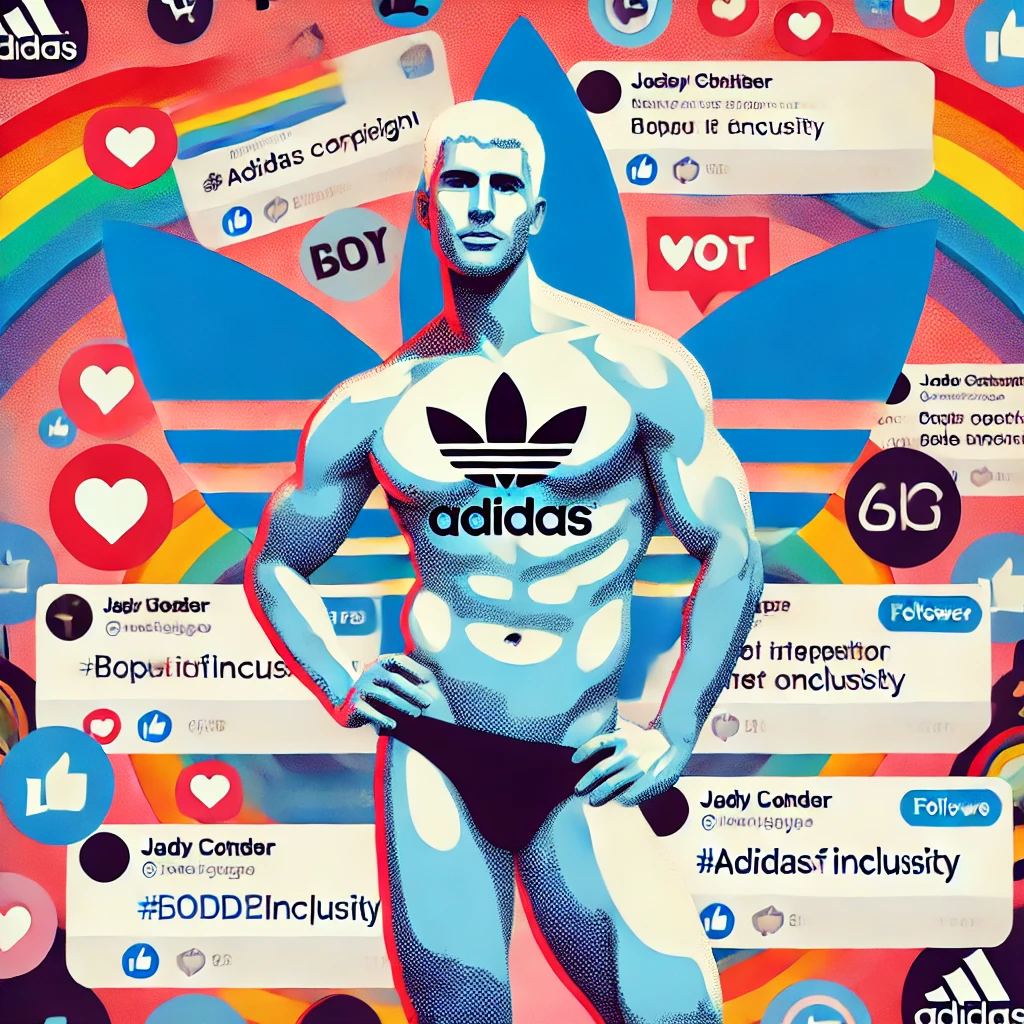 Modelo Masculino em Campanha de Biquíni da Adidas Gera Controvérsia
