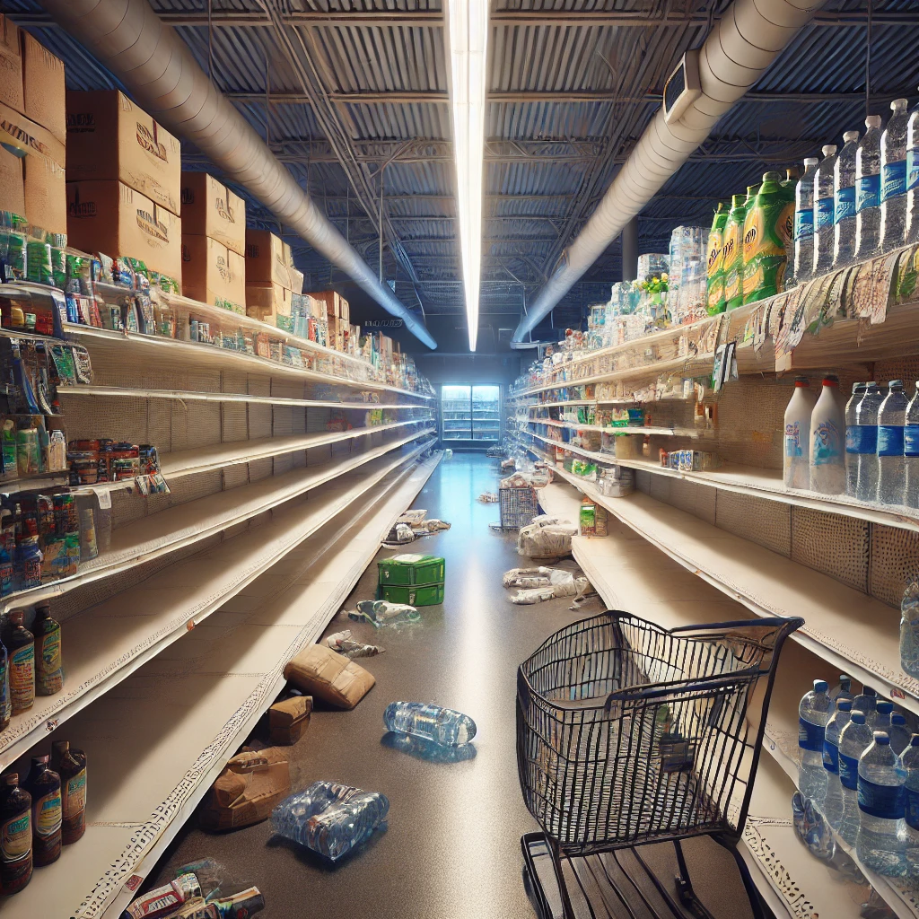 Furacão Milton Provoca Pânico e Esgotamento de Produtos Vitais na Flórida!