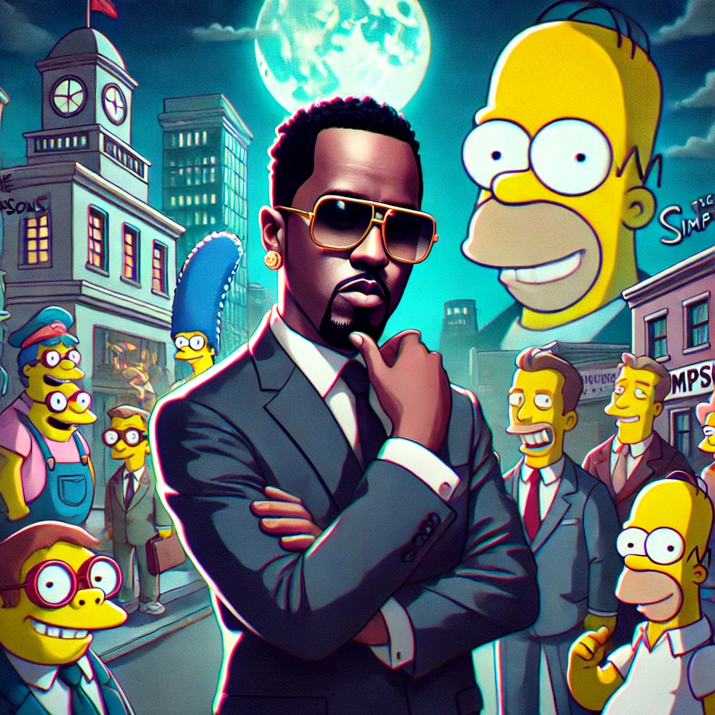 Os Simpsons Previram os Problemas Legais de P. Diddy? Veja o Vídeo
