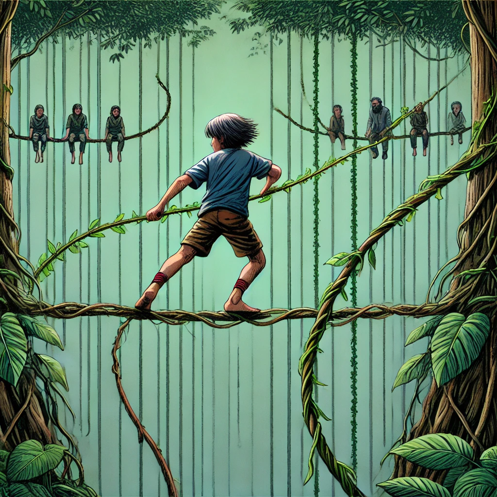 representação da Síndrome de Tarzan