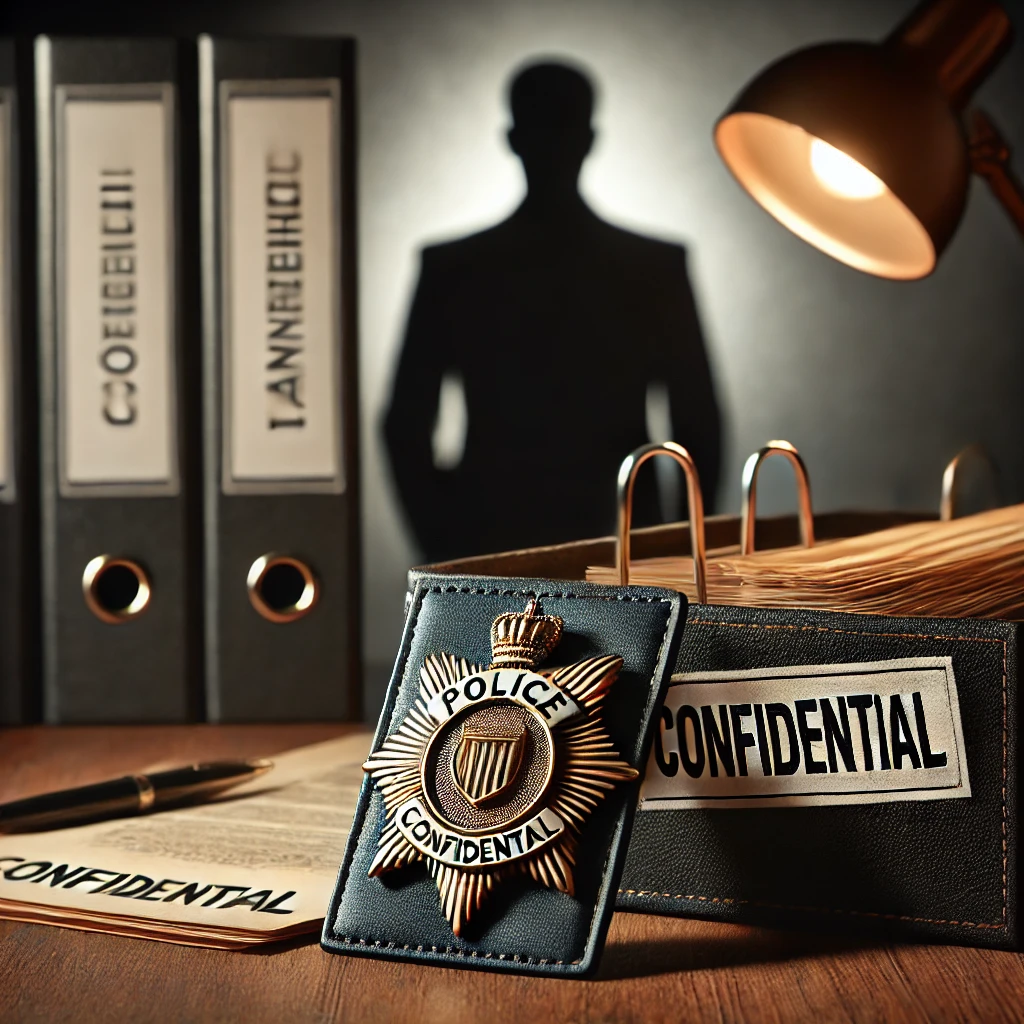 DALL·E-2024-11-19-19.38.13-A-1_1-illustration-of-a-police-badge-and-documents-marked-as-confidential-placed-on-a-desk-with-a-shadowy-figure-in-the-background.-The-setting-conve Tentativa de assassinato Presidente Lula? Veja os Detalhes!